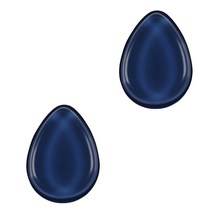 뷰티팝 양면 쿠션 실리콘 퍼프, 물방울블루, 2개입