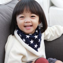 베베슈에뜨 여아용 테리 극세사 스노우빕
