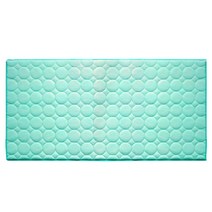 아레스 다용도 주방매트 원형, 스카이블루