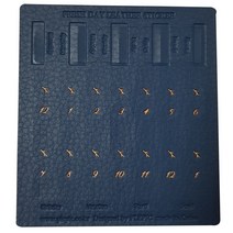 플레픽 프레쉬 데이 레더 인덱스 스티커 Navy Blue, 1개
