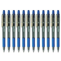 제브라 Z-1(RT) 노크식 유성볼펜 1.0mm, 청색, 12개입