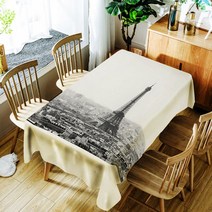 아울리빙 아트 디자인 주방 테이블보, B, 140 x 140 cm