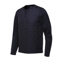 P&L 피앤엘 남성용 퀼팅 아이언 라운드 폴라폴리스 긴팔 티셔츠 PL704R