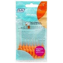 테페 i자형 치간칫솔 인터덴탈 브러쉬 오리지널 0.45mm 주황, 1개, 8개입