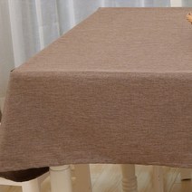 이코디 티크 프리 테이블 보, 다크커피, 110 x 140 cm