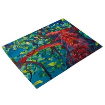아울리빙 그래픽 디자인 식탁매트, Q, 42 x 32 cm