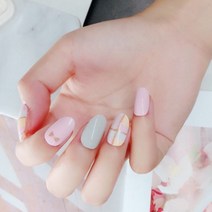 이엘피코리아 네일스티커 Q910 벡터글리터, 혼합 색상, 4개입