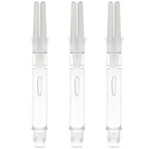 LSTYLE 다트샤프트 스트레이트 SiLent 330mm, 클리어, 3개입