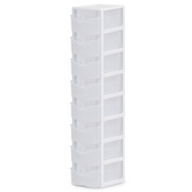 리빙스마일 스마트 서랍장 베이직8단, 투명, 1세트