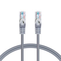 애니포트 CAT5.E UTP 랜케이블 AP-5UTP-15M, 그레이, 1개
