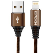 조이룸 패브릭 서페이스 데이터 충전 케이블 8핀 S-L316, S-L316(커피), 1개