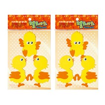 동기오피스 펠트아트 병아리세트 3p x 2세트, 혼합 색상(DF-1107)