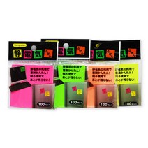 리빙도쿄 스티커없는 정전기 메모지 100p, 랜덤 발송, 4개입