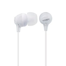 소니 이어폰, MDR-EX15LP, 화이트
