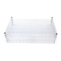 코랙 산업용 메탈 랙 스탠드 선반 450 x 910 4p + SF 지지대 450 2p, 크롬(실버)