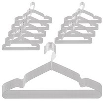마켓플랜 논슬립 코팅 옷걸이, 그레이, 100개입