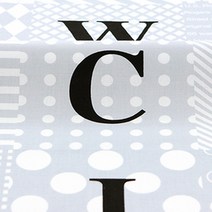 르시앙 코튼 퍼스트오브인피니티 커트지 패브릭원단, 그레이