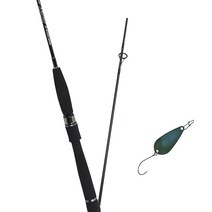 원다 마리솔 루어낚싯대 602L + 다미끼크라프트 메탈지그 앤 피카 스푼 A 3.5g, 010 KHAKI