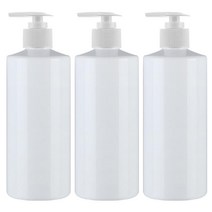 병도매닷컴 AC300 백색 디스펜서 206 흰색 마개 공병, 300ml, 3개입