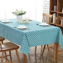 이코디 하트 체리쉬 테이블 보, 스카이, 140 x 200 cm