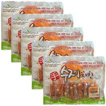 수제치킨 강아지 건조간식 240g, 어포치킨, 5개입