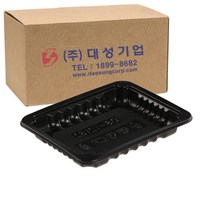 쿡앤락 일회용 실링용기 검정 300ml 몸통, 1200개입, 1개