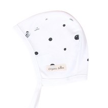 오가닉붐 블랙퍼그 신생아모자