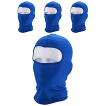 블럭마트 오토바이 쿨마스크, 블루, 4개입