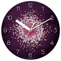 해피바이러스 인테리어 일러스트 벽시계, 1122 사랑에 빠진 하늘