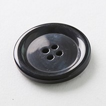 HR빅버튼 플러스 단추 35mm, 네이비, 12개입