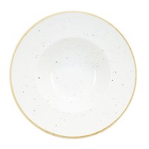 처칠 스톤캐스트 와이드 림 파스타볼 미디엄 24cm, 발리 화이트, 1개