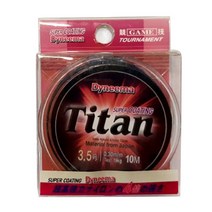 HNR 다이니마 수퍼코팅 티탄합사 낚싯줄 3.5호, 혼합 색상