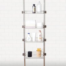 참생활 스텐400 멀티 욕실선반 4단, 혼합 색상, 1개