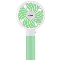케이페이지 미니 USB 충전식 핸디형선풍기, KPH-853FG, 그린