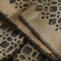 나비손길 클로버 펀칭 패브릭원단, 06 브라운