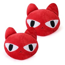 애니나라 헬로캣 손목 팔꿈치 쿠션, 아라(Red), 2개