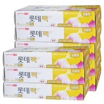 롯데이라이프 일회용 위생팩 알뜰형 중 100p, 8개