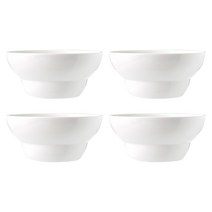 보울보울 볼볼오리진 면기, 밀크화이트, 4개