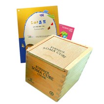 가베가족 칼라소마큐브 활동 세트, 빨, 주, 노, 초, 파, 보, 갈색