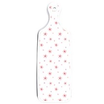 로엠디자인 양면 디자인 서빙 도마 보드 구관조핑크, 연분홍나팔꽃, 1개