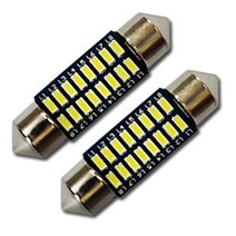 렉서스 맥스파워 광 16LED 실내등 캔버스타입 무극성 36mm, 혼합 색상, 2개입