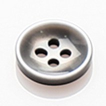 HR빅버튼 드라마 단추 11mm, 블랙, 8개입