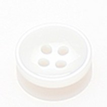 HR빅버튼 드라마 단추 11mm, 화이트, 8개입