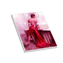 헬로페인팅 반하지오 그림그리기 DIY 도면 여인시리즈05 + 3p 랜덤 발송, 혼합 색상