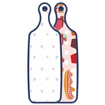 로엠디자인 블루에디션 양면서빙도마 꼬마도넛, 라인하트, 1개