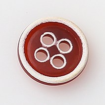 HR빅버튼 말레 단추 NO36 11mm, 혼합 색상, 4개입