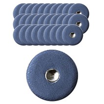 패션포인트 싸개스냅단추 23mm, 블루, 100개입