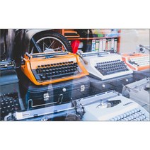 UVDS 주방 아트보드 타자기 가게, 1개