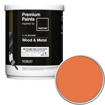 노루페인트 팬톤 우드앤메탈 페인트 반광 1L, 17-1360 Celosia Orange