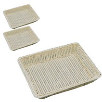 앤티스 다목적 배수 나무바구니 3p, 베이지